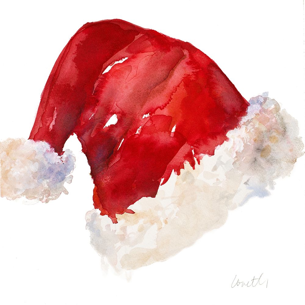 Santa Hat art print by Lanie Loreth for $57.95 CAD