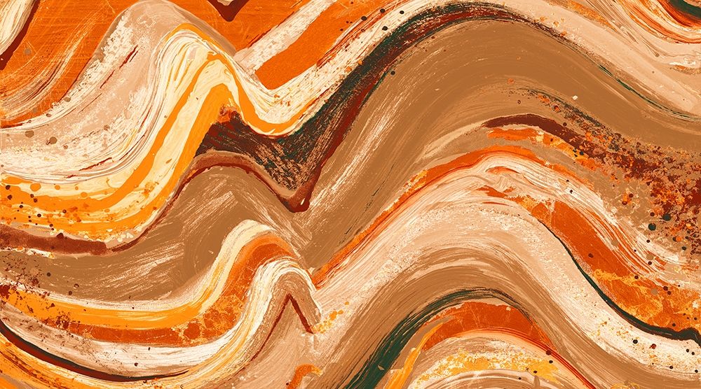 New Concept Orange Abstract art print by Patricia Pinto for $57.95 CAD