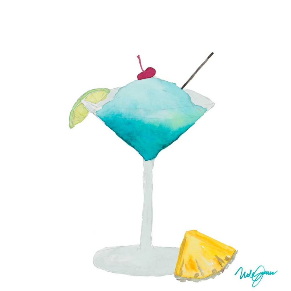 Tiki Bar Tonics III art print by Nola James for $57.95 CAD
