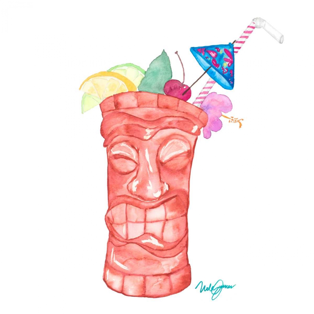 Tiki Bar Tonics I art print by Nola James for $57.95 CAD