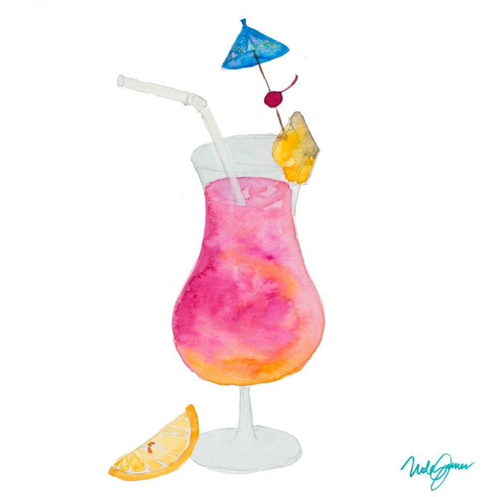 Tiki Bar Tonics IV art print by Nola James for $57.95 CAD