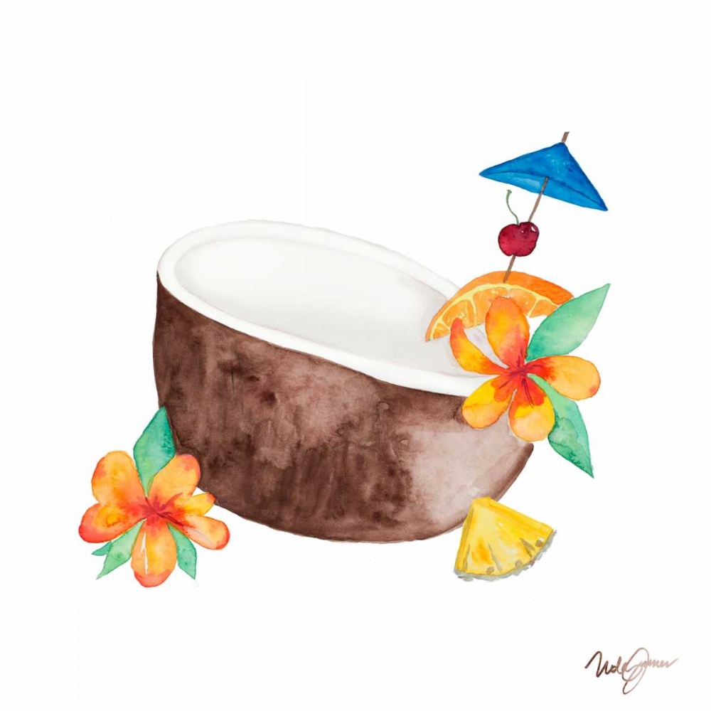 Tiki Bar Tonics II art print by Nola James for $57.95 CAD