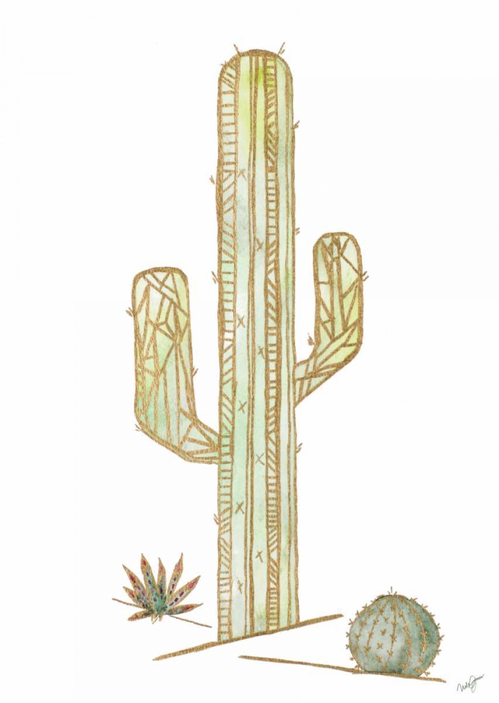 Origami Cactus art print by Nola James for $57.95 CAD