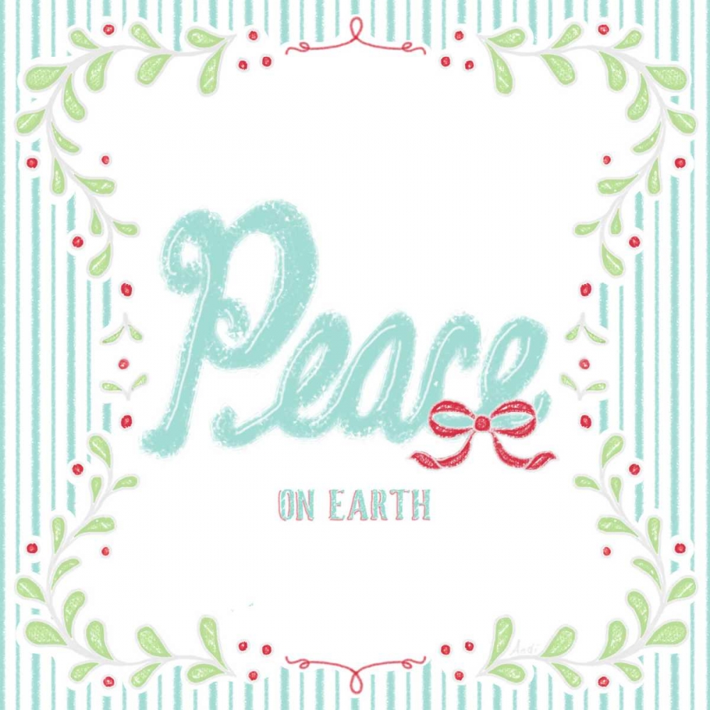 Christmas Wreath III art print by Andi Metz for $57.95 CAD