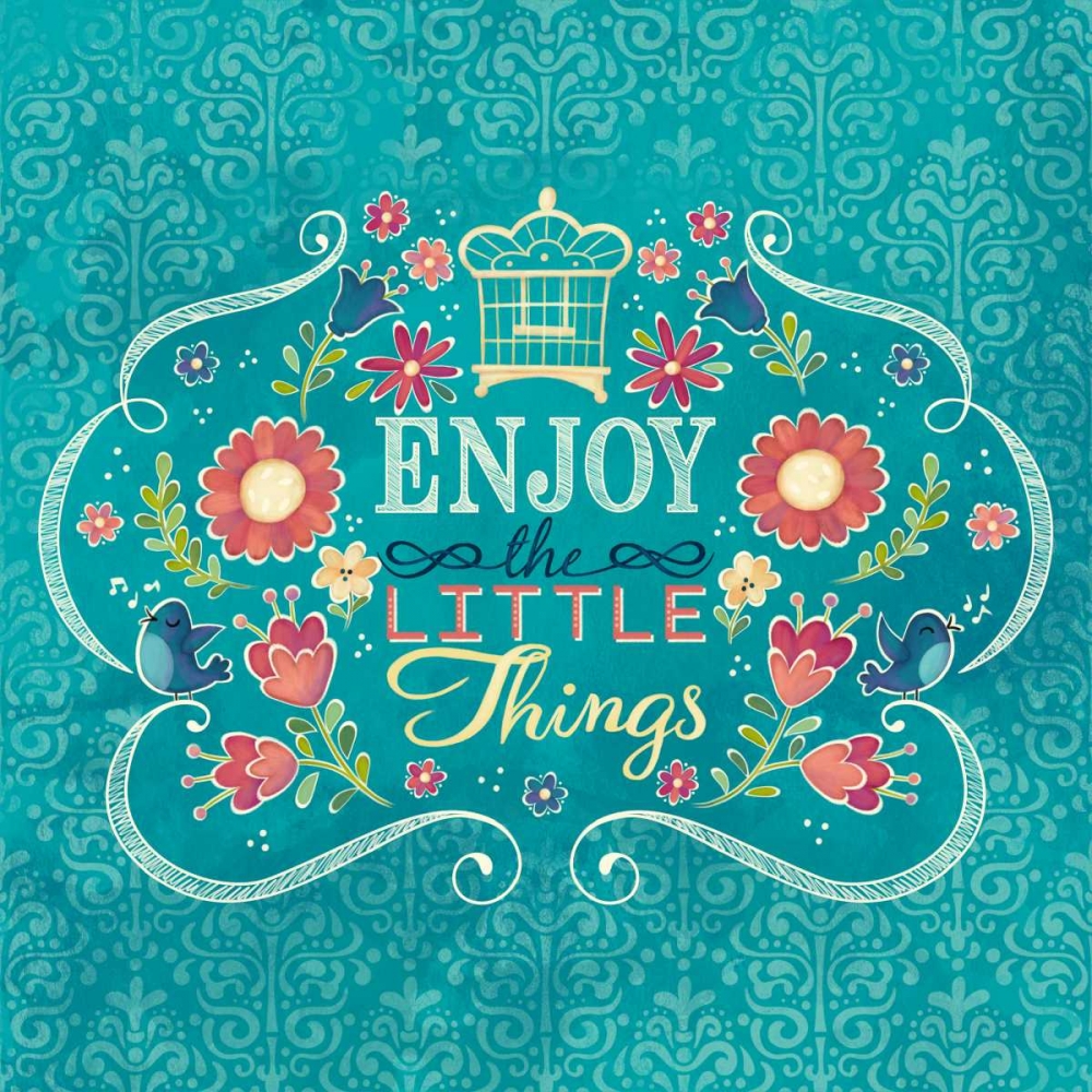 Enjoy the Little Things I art print by Josefina for $57.95 CAD