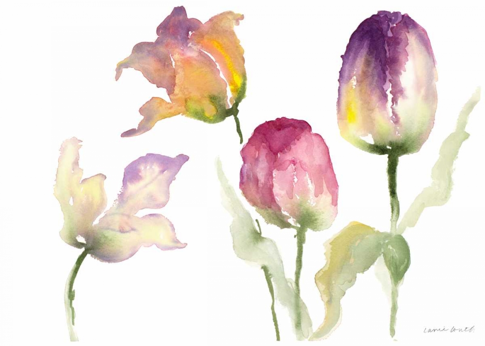 Lavender Hues Tulips I art print by Lanie Loreth for $57.95 CAD