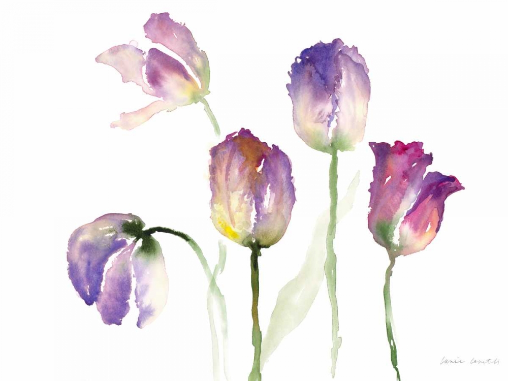 Lavender Hues Tulips II art print by Lanie Loreth for $57.95 CAD