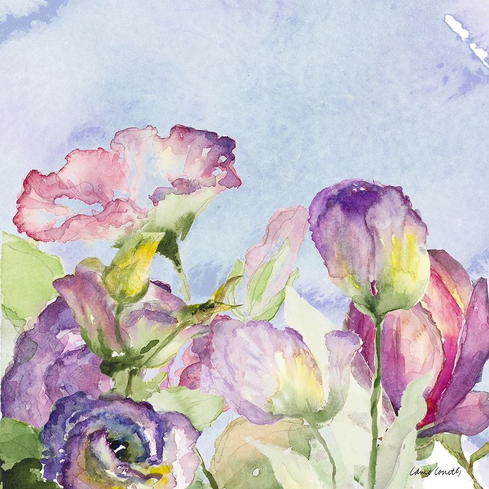 Purple Garden I art print by Lanie Loreth for $57.95 CAD
