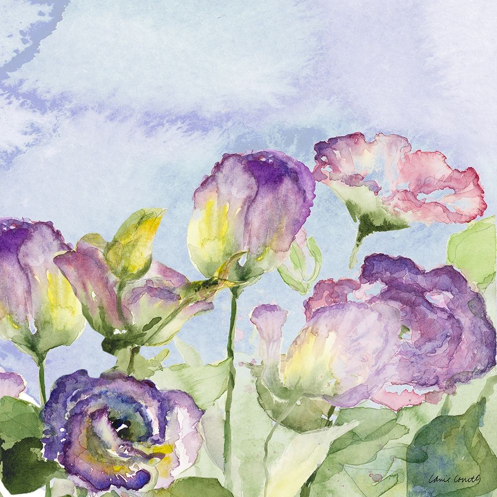 Purple Garden II art print by Lanie Loreth for $57.95 CAD