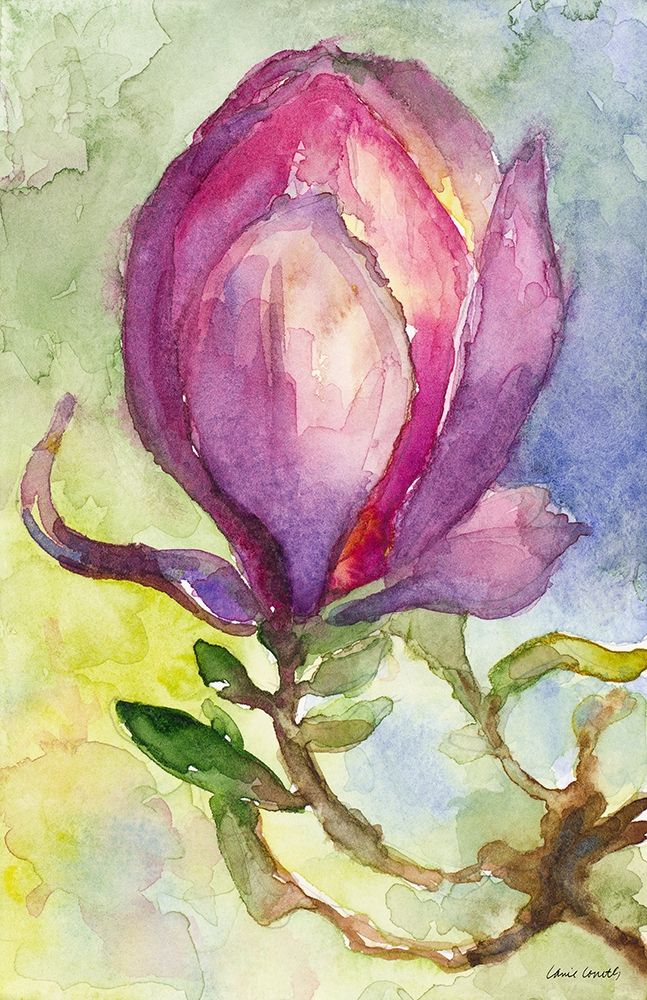 Watercolor Lavender Floral III art print by Lanie Loreth for $57.95 CAD