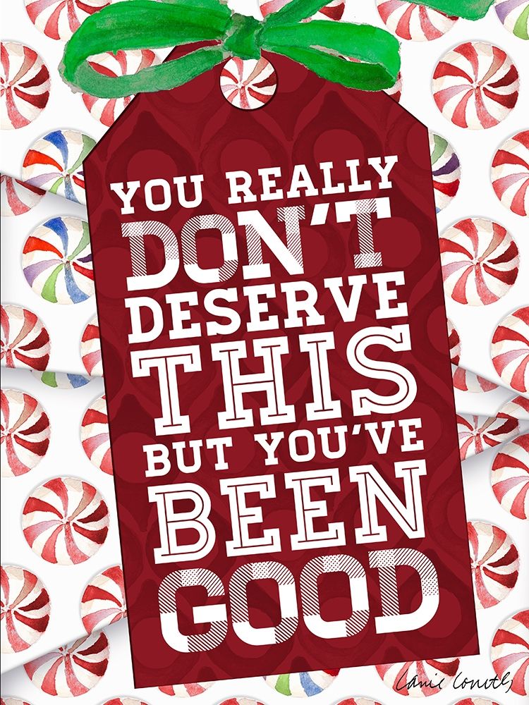 Funny Christmas Present Tags I art print by Lanie Loreth for $57.95 CAD