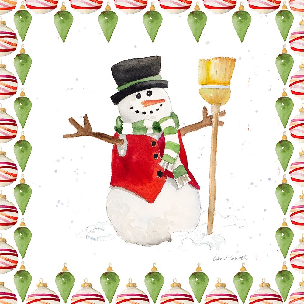 Christman Snowman IV art print by Lanie Loreth for $57.95 CAD