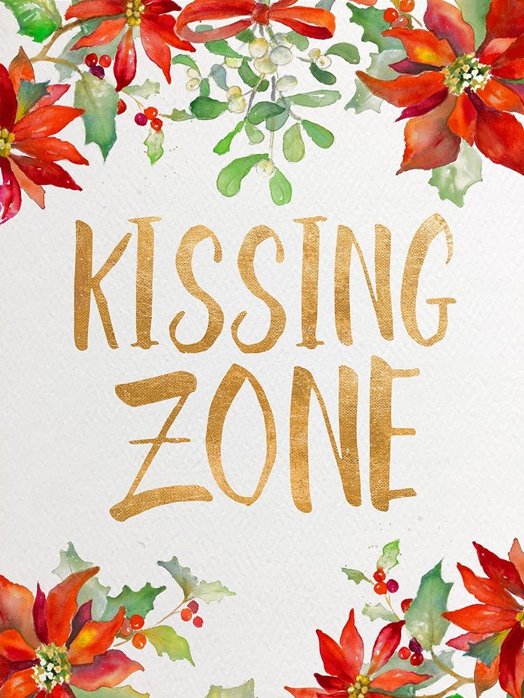 Holiday Kiss II art print by Lanie Loreth for $57.95 CAD