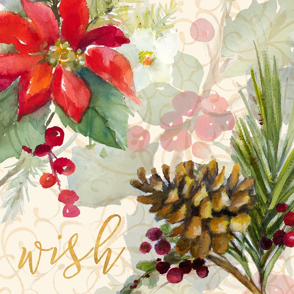 Holiday Wishes IV art print by Lanie Loreth for $57.95 CAD