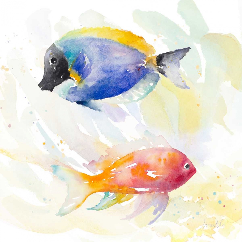 Tropical Fish Square I art print by Lanie Loreth for $57.95 CAD