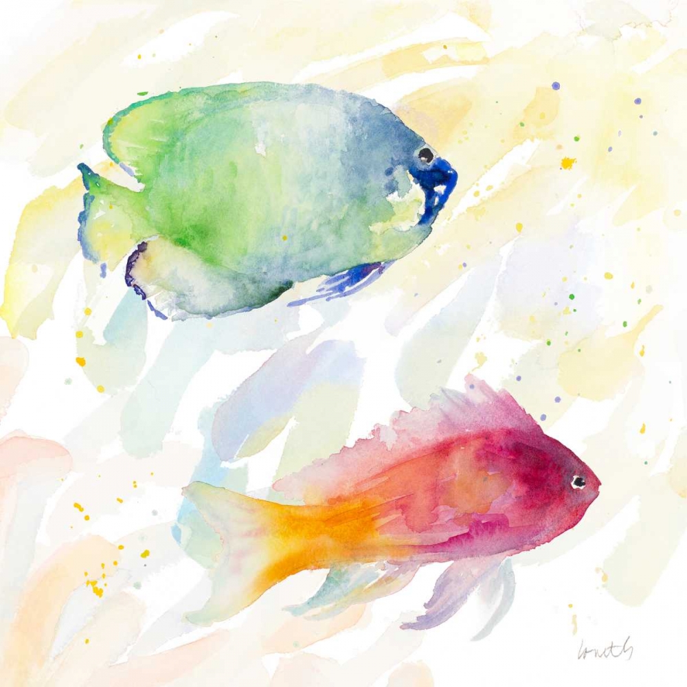 Tropical Fish Square III art print by Lanie Loreth for $57.95 CAD