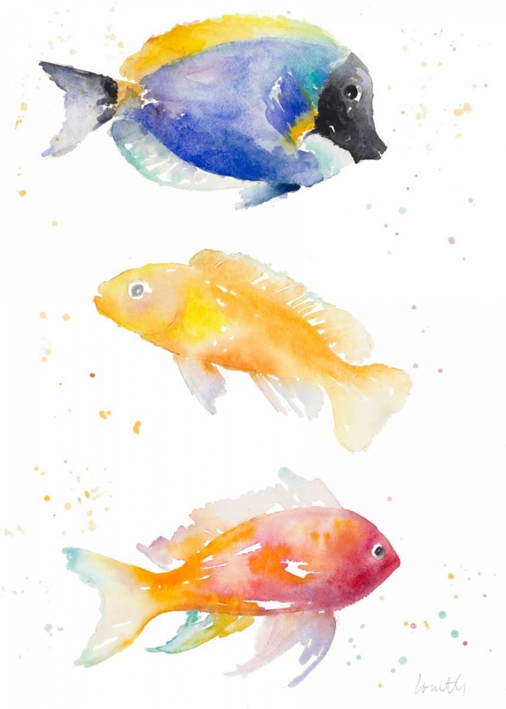 Tropical Fish I art print by Lanie Loreth for $57.95 CAD