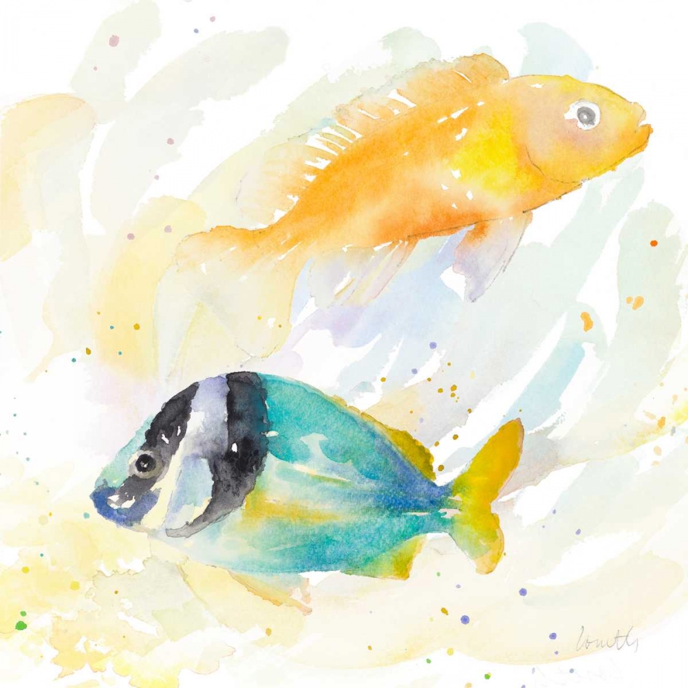 Tropical Fish Square II art print by Lanie Loreth for $57.95 CAD