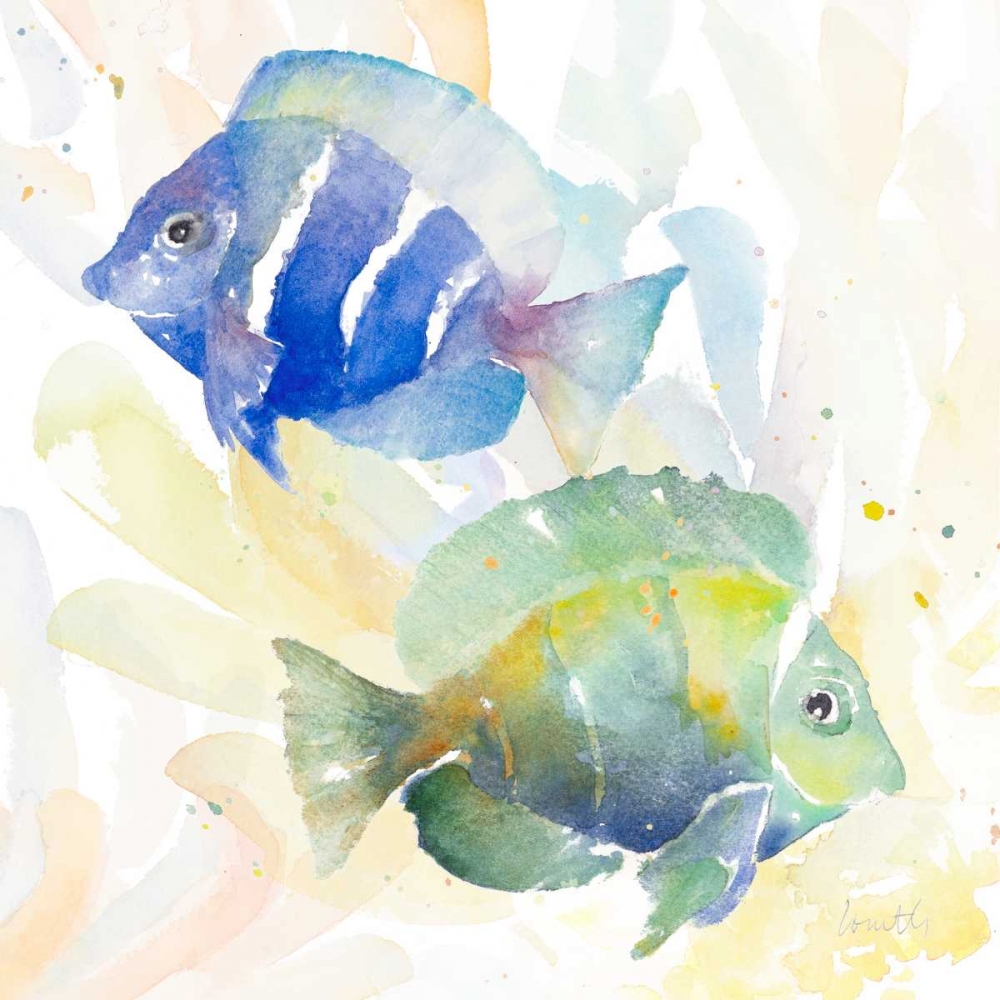 Tropical Fish Square IV art print by Lanie Loreth for $57.95 CAD