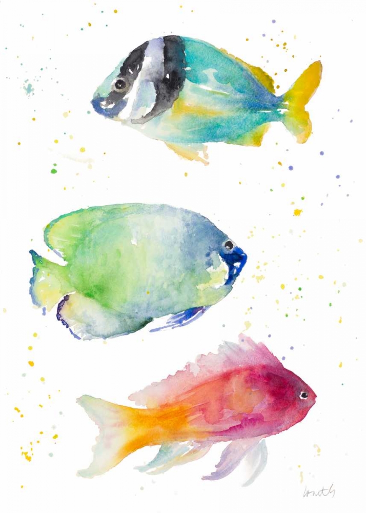 Tropical Fish II art print by Lanie Loreth for $57.95 CAD
