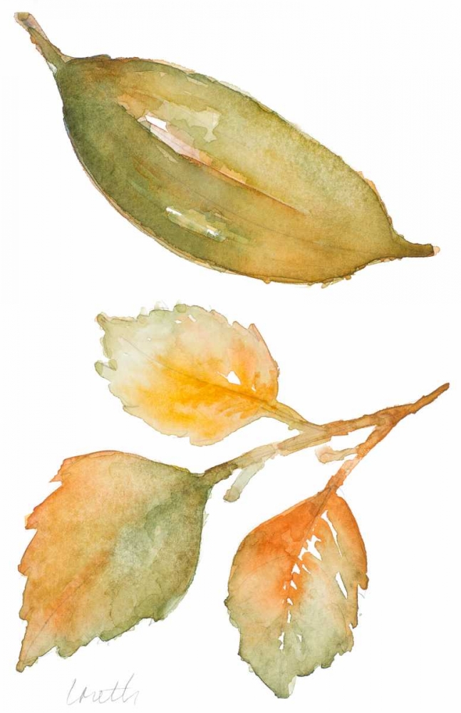 Rustic Autumn Leaves IV art print by Lanie Loreth for $57.95 CAD