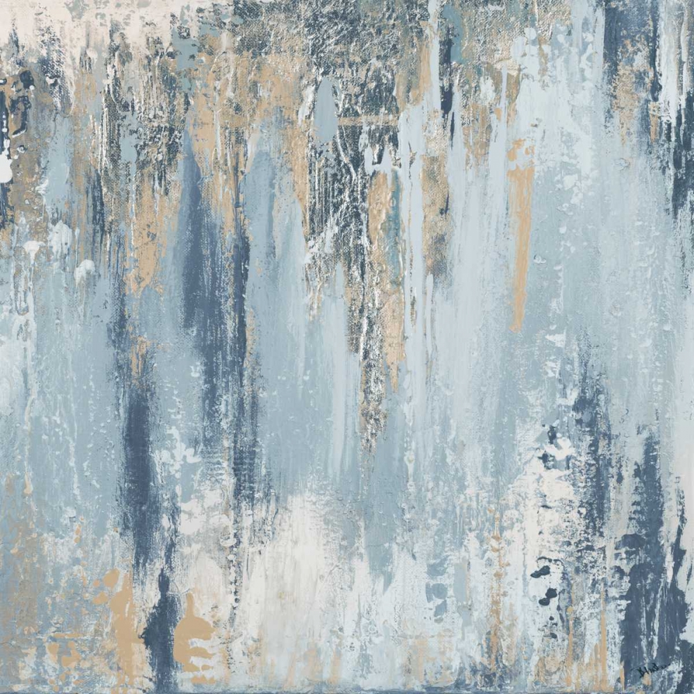 Blue Illusion Square II art print by Patricia Pinto for $57.95 CAD