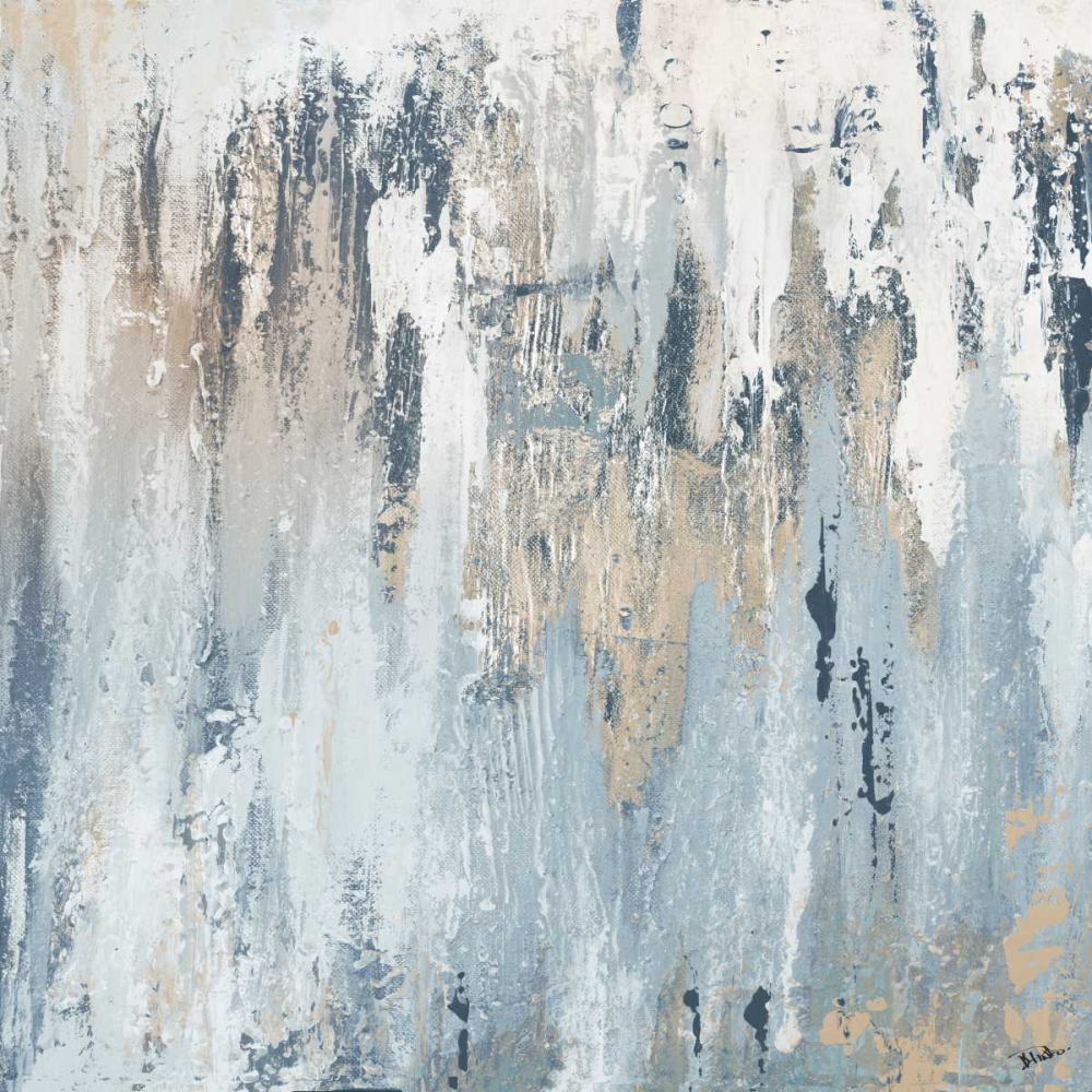 Blue Illusion Suare I art print by Patricia Pinto for $57.95 CAD
