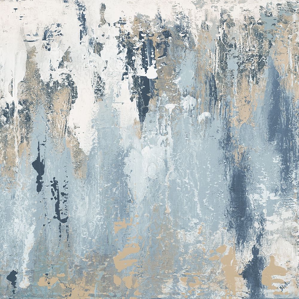 Blue Illusion Square III art print by Patricia Pinto for $57.95 CAD