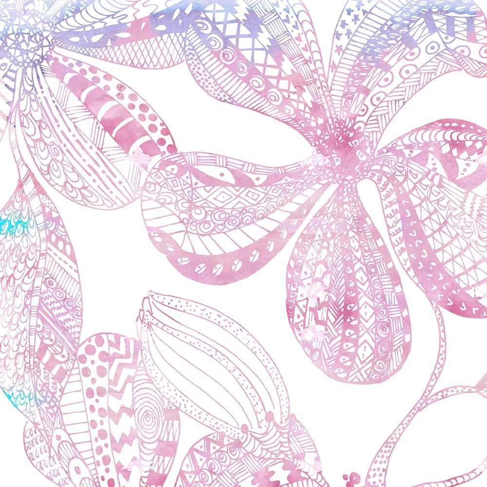 Floral Embossed II art print by Nola James for $57.95 CAD