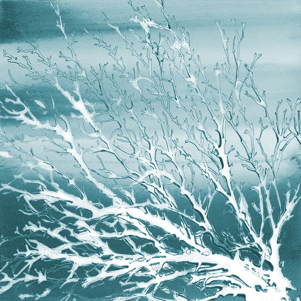 Deep Coral Square II art print by Lanie Loreth for $57.95 CAD