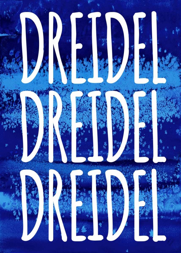 Dreidel Blue Chant art print by Lanie Loreth for $57.95 CAD