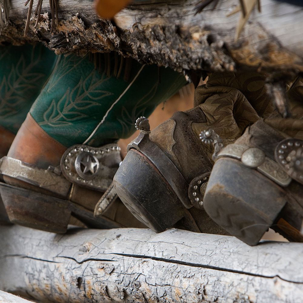 Western Boots II art print by Carol Walker for $57.95 CAD