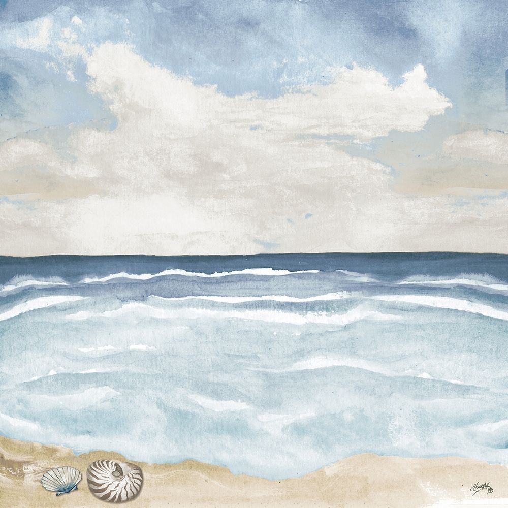 Evening Coast View I art print by Elizabeth Medley for $57.95 CAD
