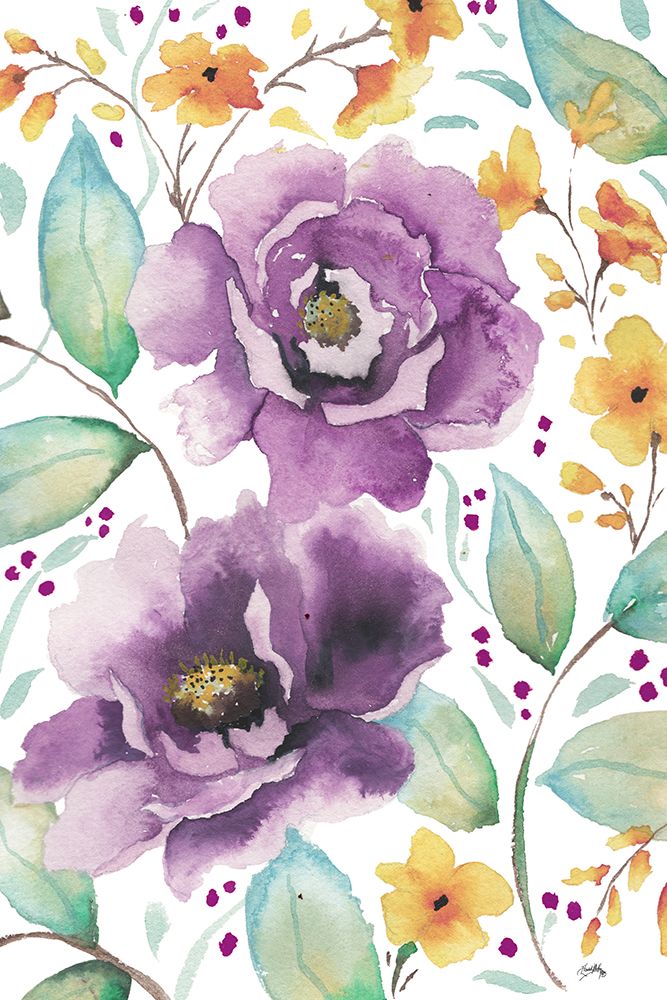 Spring Poppies I art print by Elizabeth Medley for $57.95 CAD