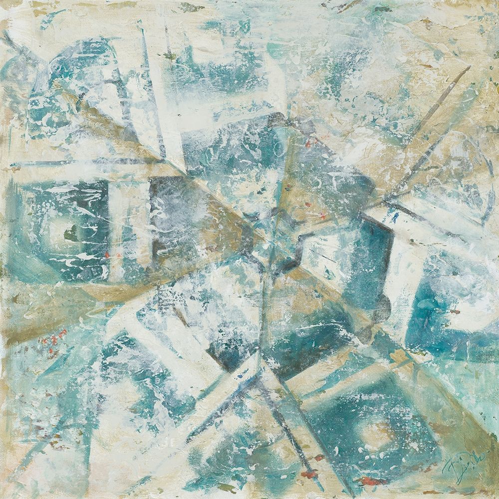 Beach Umbrella Abstract II art print by Patricia Pinto for $57.95 CAD