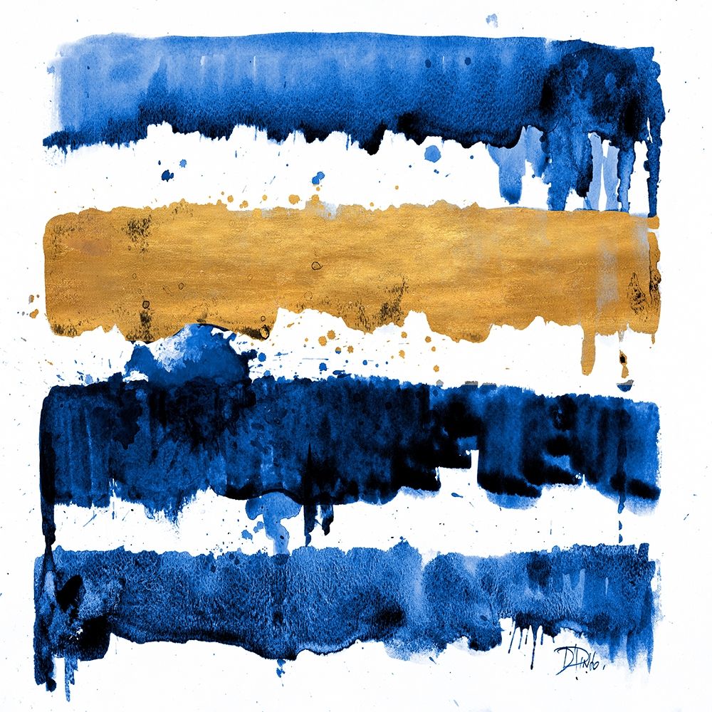 Indigo Drips art print by Patricia Pinto for $57.95 CAD