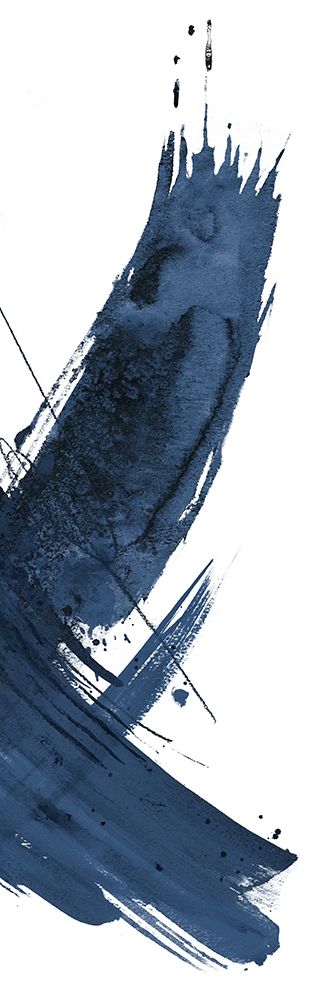 Navy Wash On White Panel I art print by Patricia Pinto for $57.95 CAD