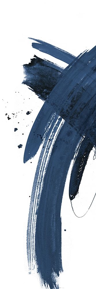 Navy Wash On White Panel II art print by Patricia Pinto for $57.95 CAD