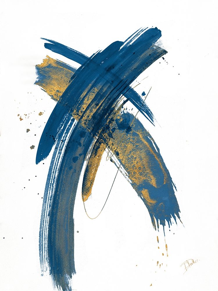 Navy Color Wash art print by Patricia Pinto for $57.95 CAD