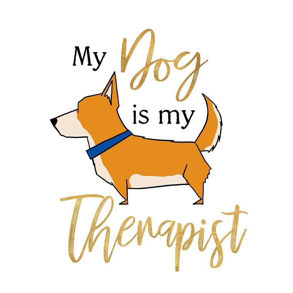 Puppy Positive V art print by Hugo Edwins for $57.95 CAD