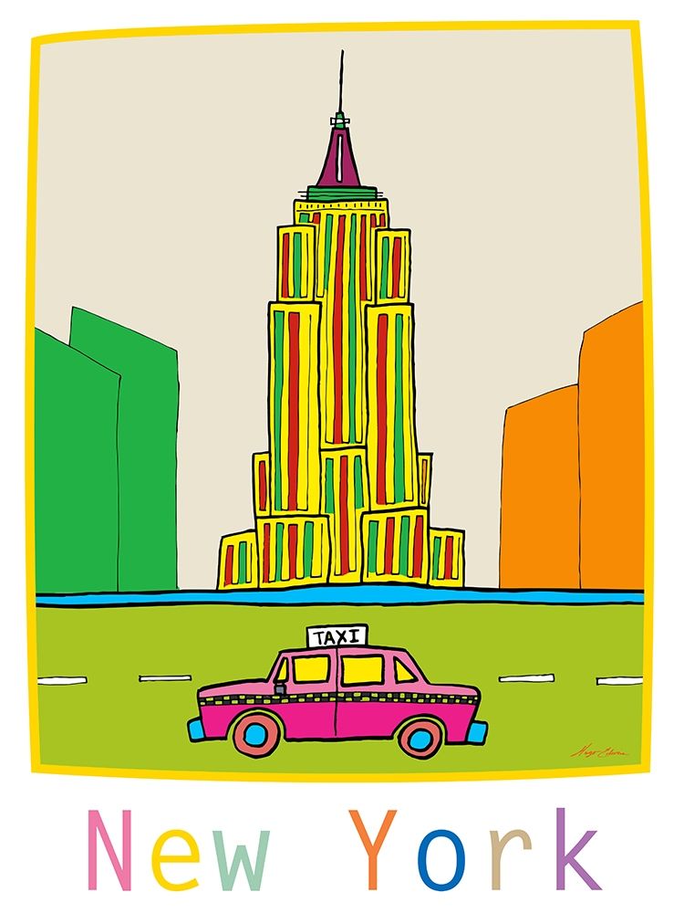 New York II art print by Hugo Edwins for $57.95 CAD