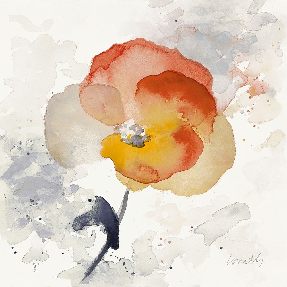 Yellow  Poppy I art print by Lanie Loreth for $57.95 CAD
