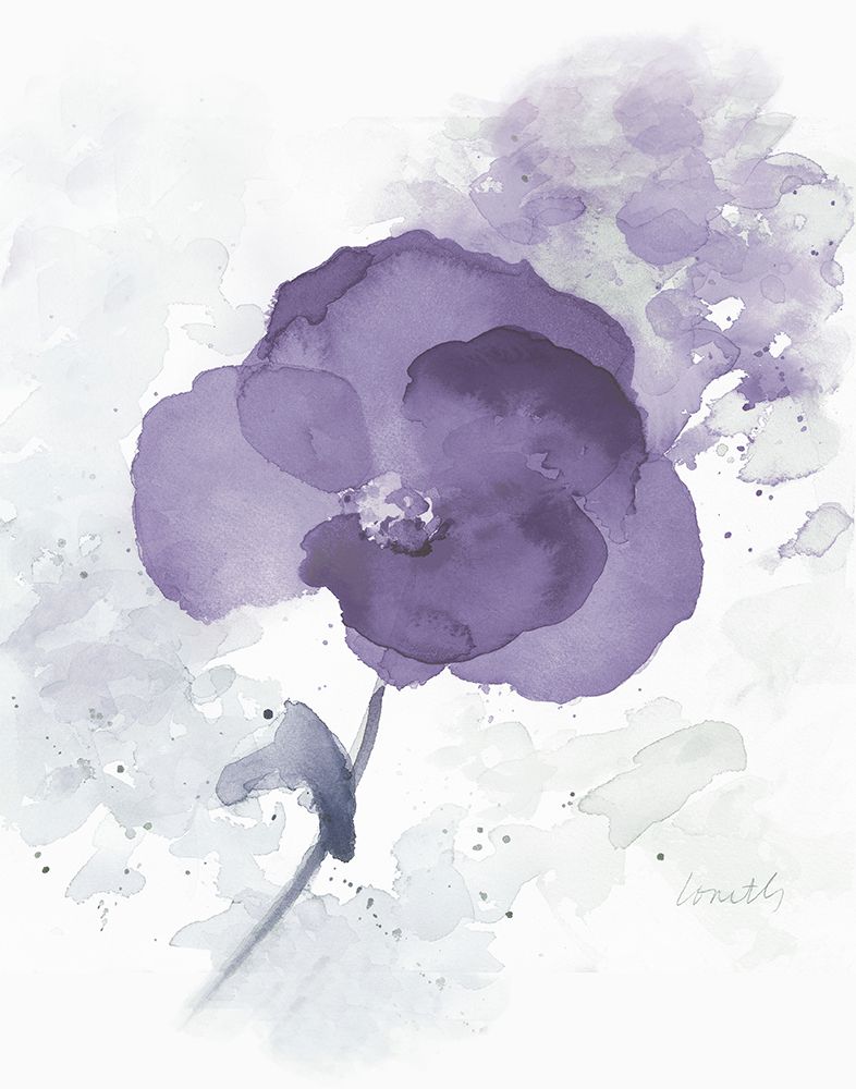 Translucent Mauve Poppy I art print by Lanie Loreth for $57.95 CAD