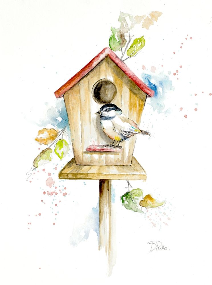 Bird House II art print by Patricia Pinto for $57.95 CAD