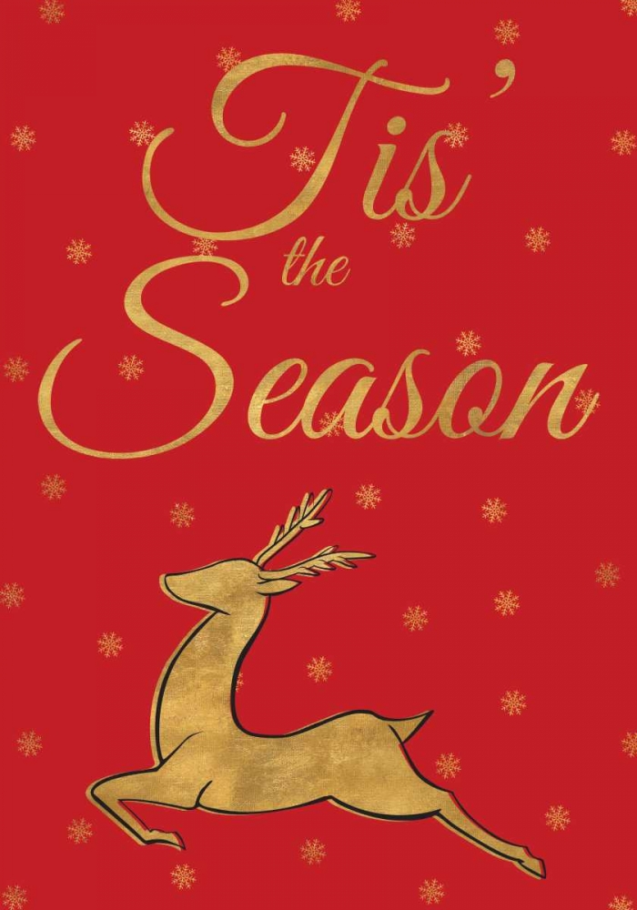 Red Christmas I art print by SD Graphics Studio for $57.95 CAD