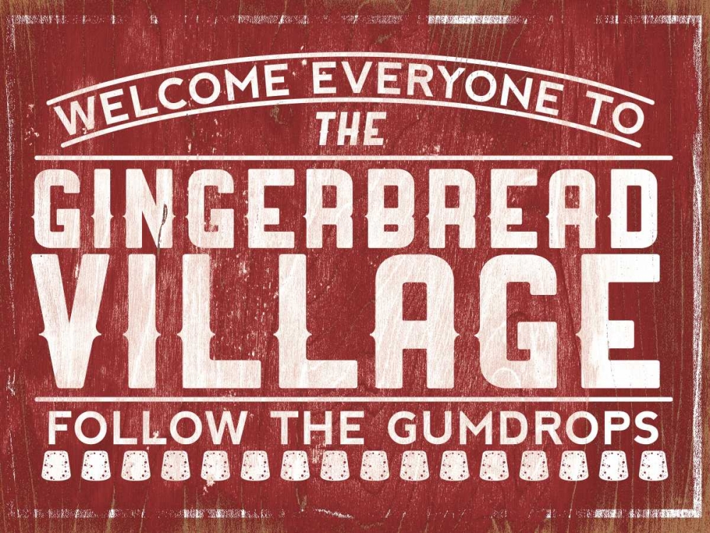 Holiday Wooden Signs II art print by SD Graphics Studio for $57.95 CAD