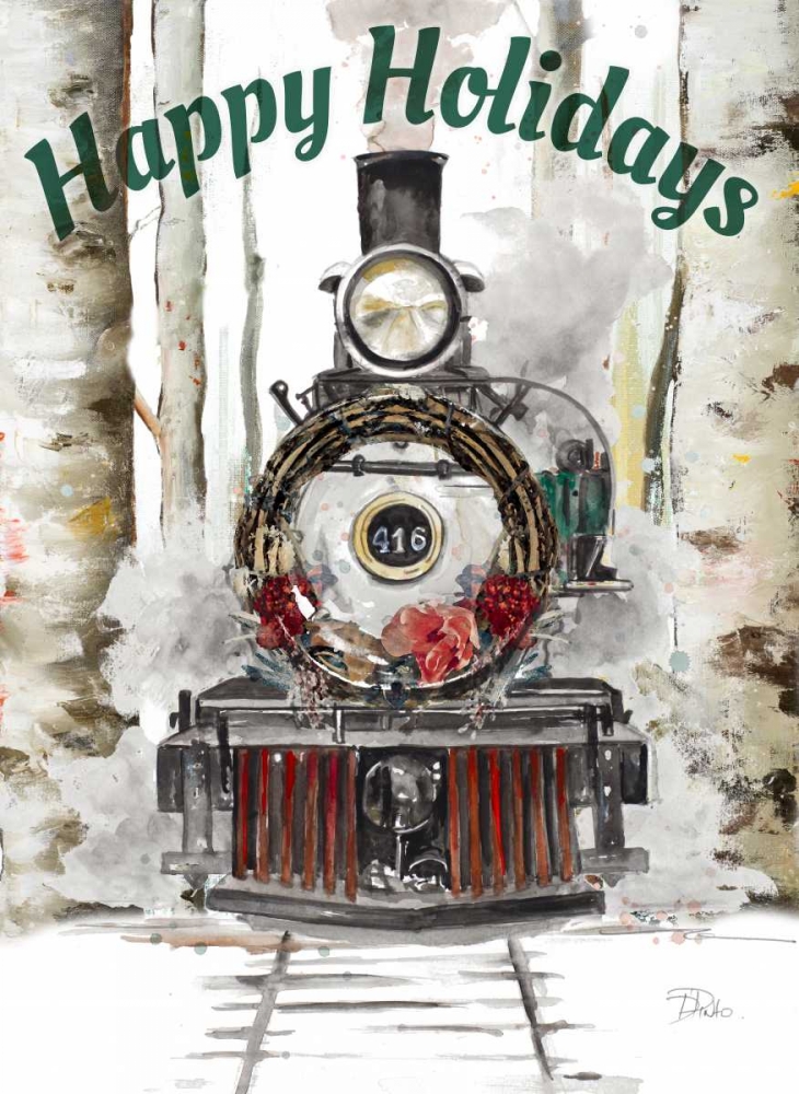 Happy Holiday Trails art print by Patricia Pinto for $57.95 CAD