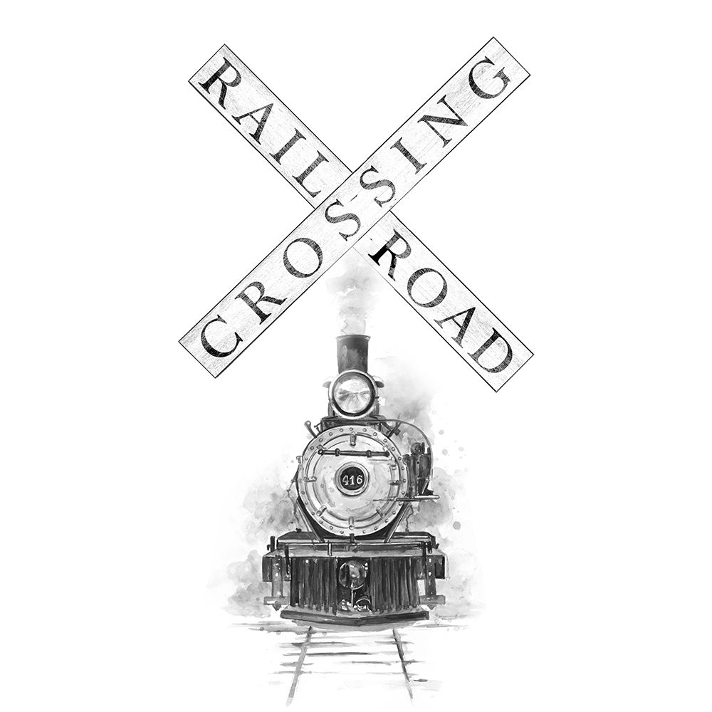Railroad Crossing art print by Patricia Pinto for $57.95 CAD
