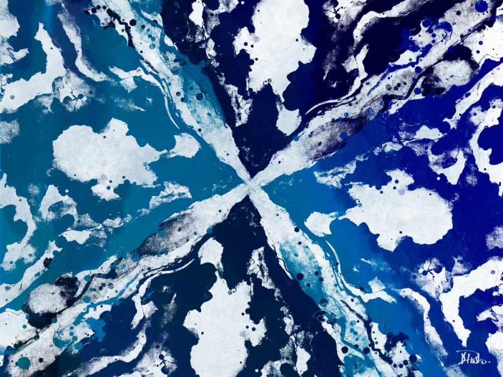 Blue Starburst art print by Patricia Pinto for $57.95 CAD