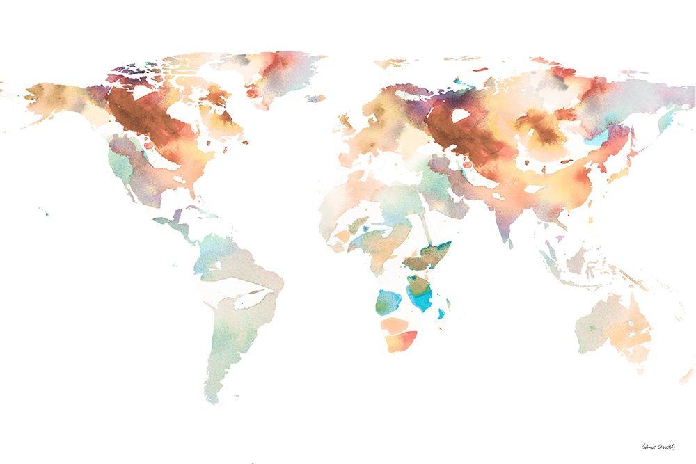 Spring Map II art print by Lanie Loreth for $57.95 CAD